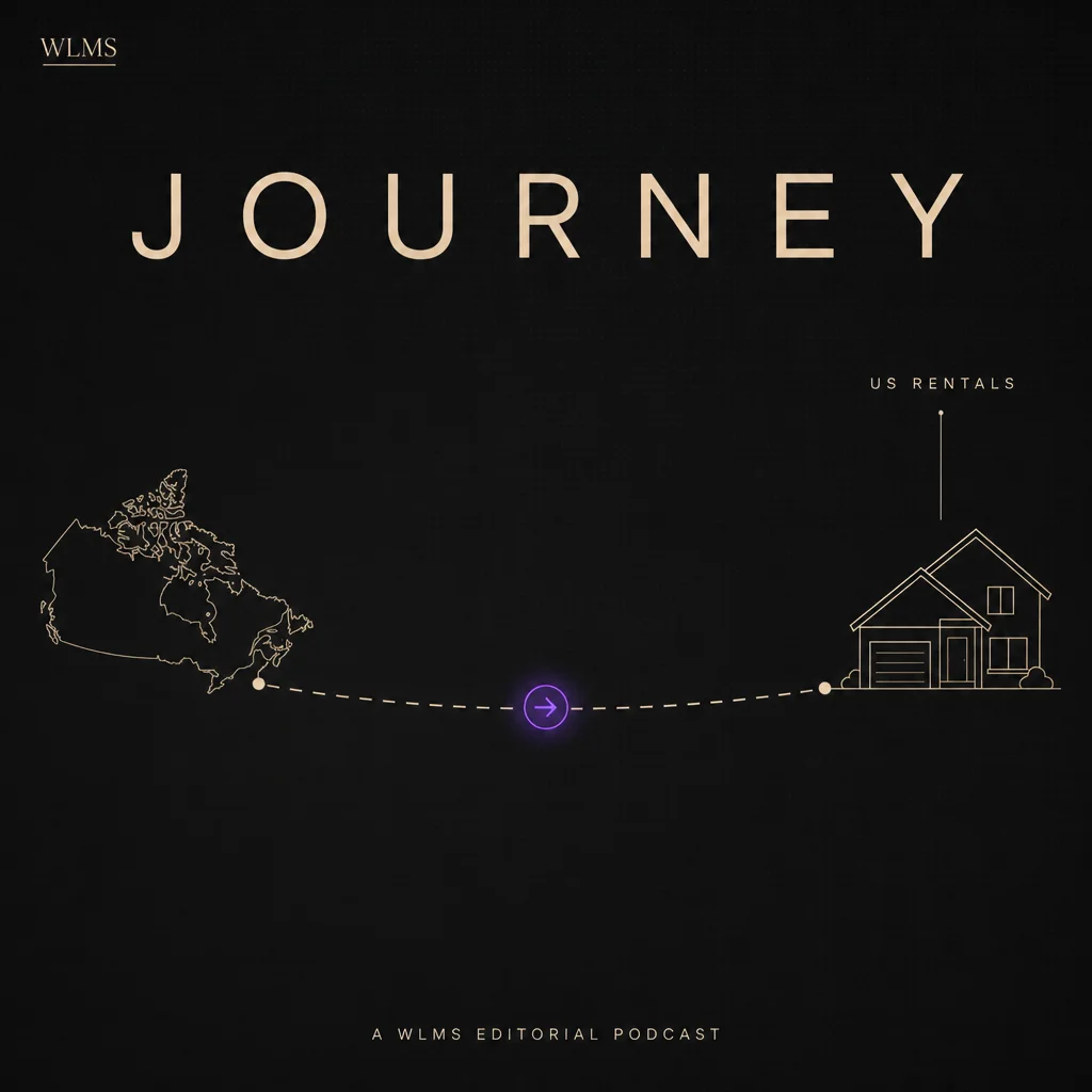 Cover art: Canadian's Path to US Real Estate: Glen Sutherland's Journey & Tips