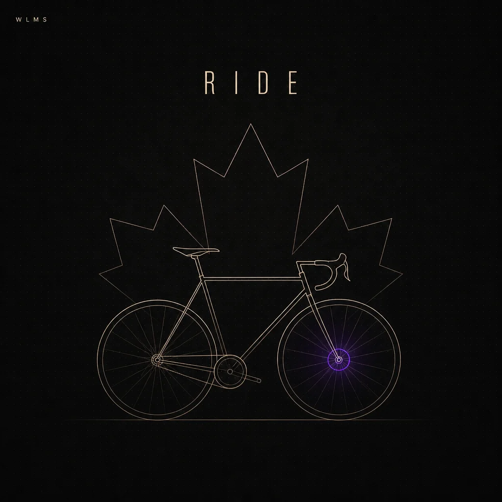 Cover art: Jillian Lynch: Biking Canada for SickKids Awareness