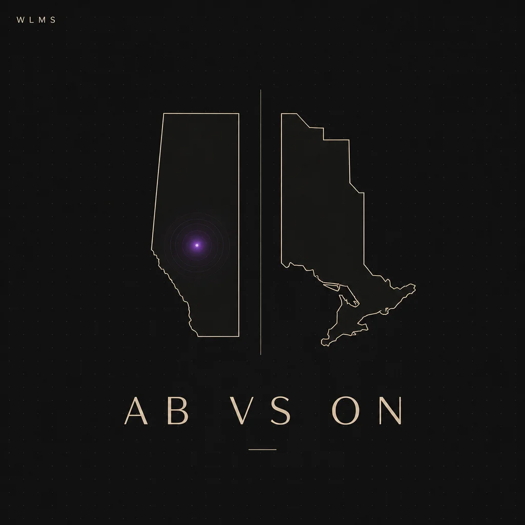 Cover art: Maximizing Profits in Canadian Real Estate: Alberta vs. Ontario Insights